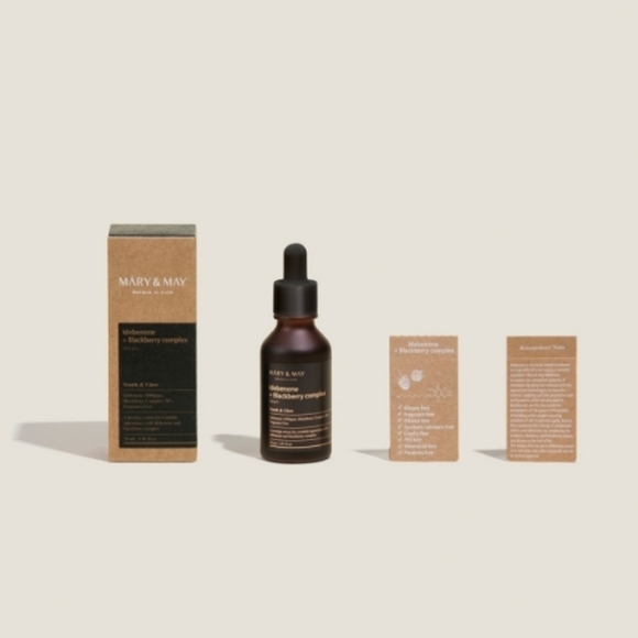 MARY & MAY Idebenone Blackberry Complex Face Serum 30ml New In Box Exp 08/2026 - Picture 5 of 7